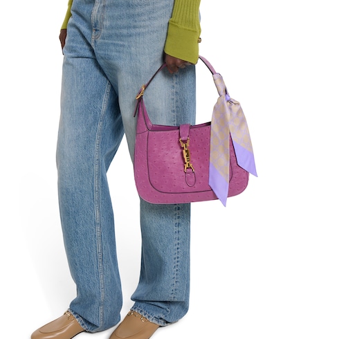 Ruban en twill de soie GG