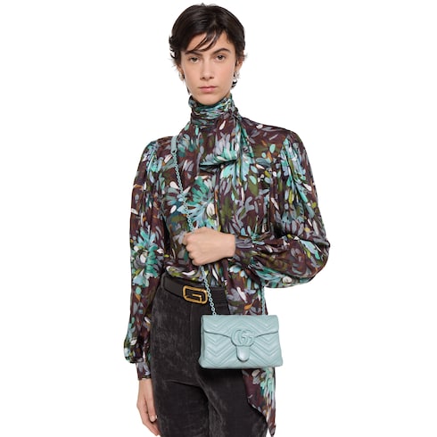 GG Marmont Mini-Schultertasche