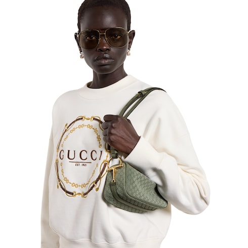 Gucci半马衔扣迷你手袋