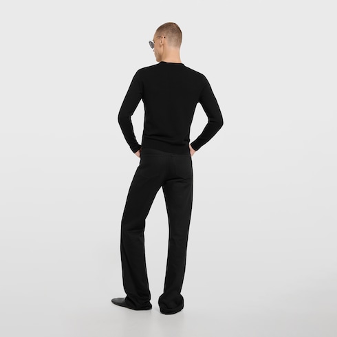 饰刺绣针织羊毛开衫