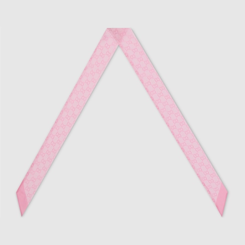 Band aus Seidenchiffon mit Print