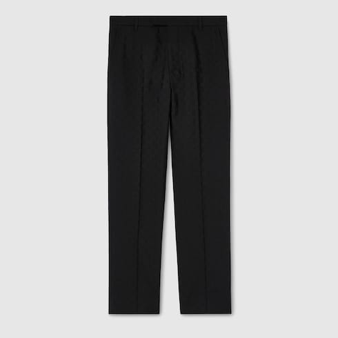 Pantalon en laine GG