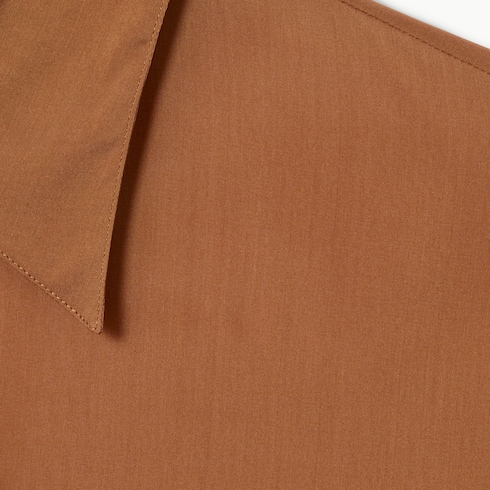 Hemd aus Seide und Stretch-Chiffon