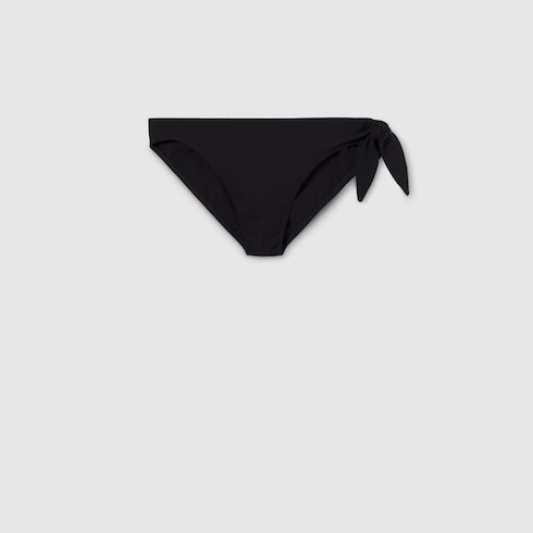Stretch jersey swim briefs with knot 