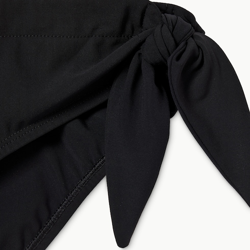 Slip de bain en jersey stretch avec nœud 