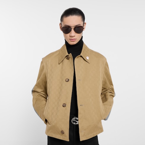 Veste en gabardine de coton GG