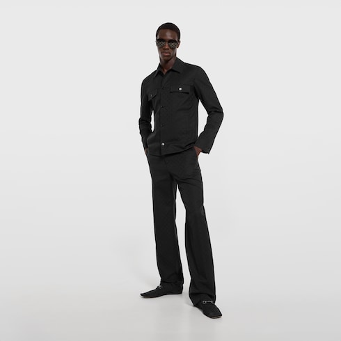 Giacca in tessuto di cotone GG