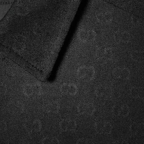 Chaqueta de lana con GG y zipper