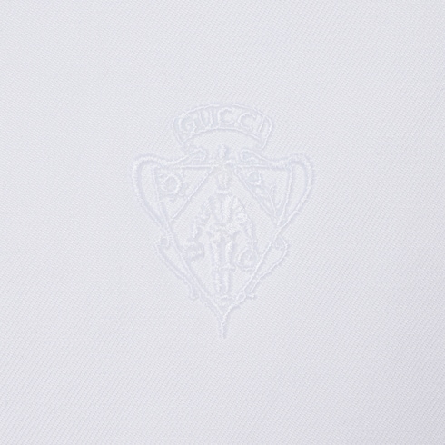 Veste zippée en twill de coton avec bande Web