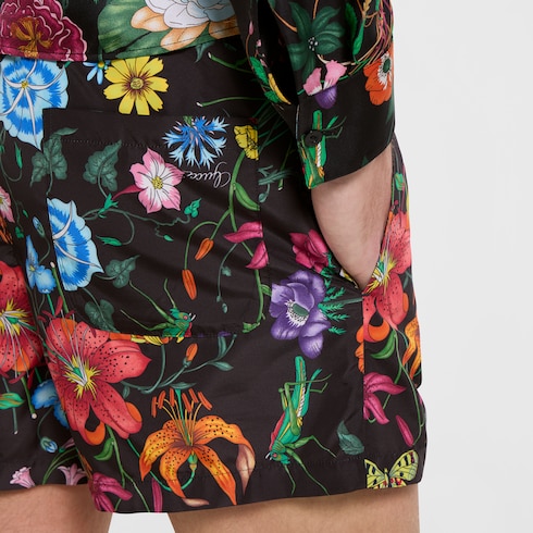 Costume da bagno in nylon con stampa