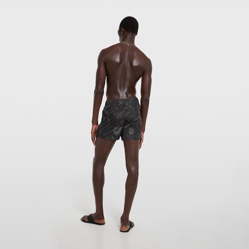 Badeshorts aus Nylon mit Print
