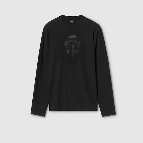 Camiseta de punto con detalle de devoré