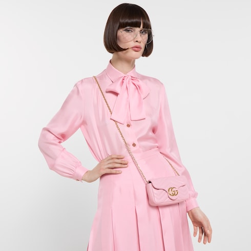 GG Marmont Mini-Schultertasche