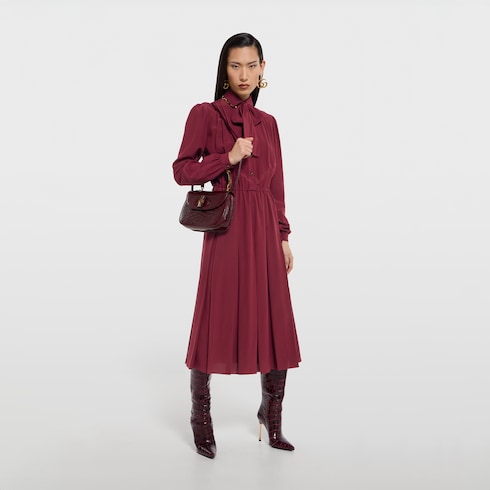 Sac Gucci Bamboo 1947 en crocodile taille moyenne