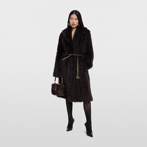 Cintura con doppia catena charm