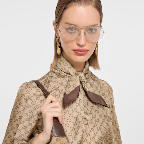 Printed silk twill carré