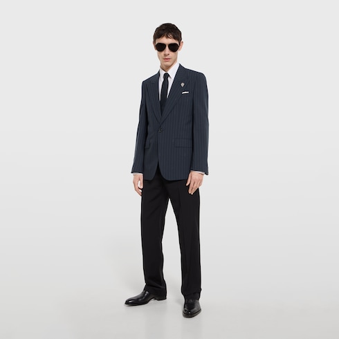 Gucci pinstripe wool jacket
