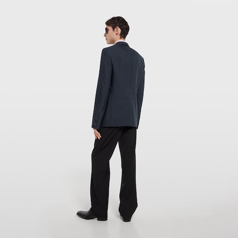 Gucci pinstripe wool jacket