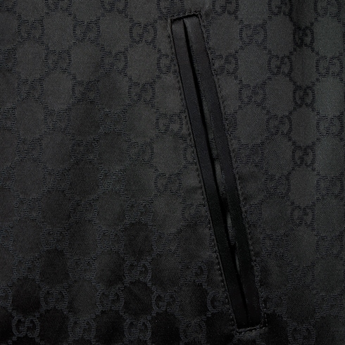 Jacke aus GG Baumwollsatin mit Reißverschluss