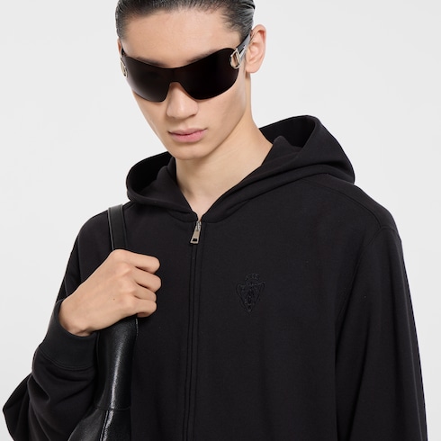 Jacke aus Kaschmirmischung mit Stickerei