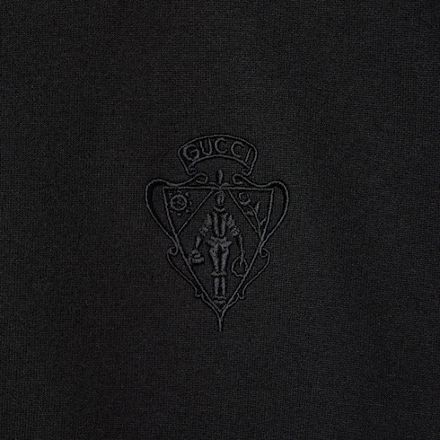 جاكيت بسحّاب من مزيج الكشمير مع تطريز