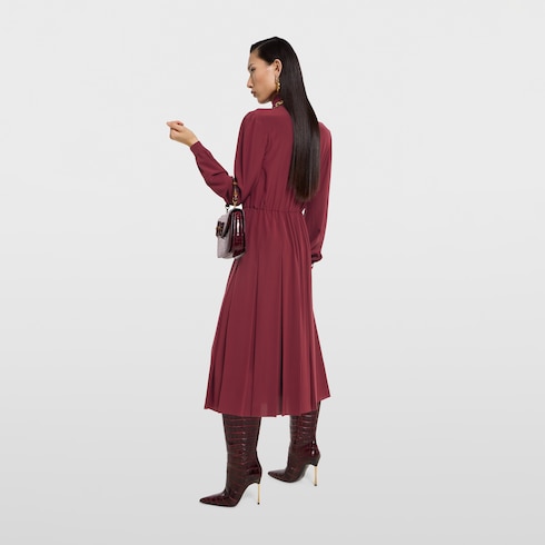 Kleid aus Crêpe de Chine