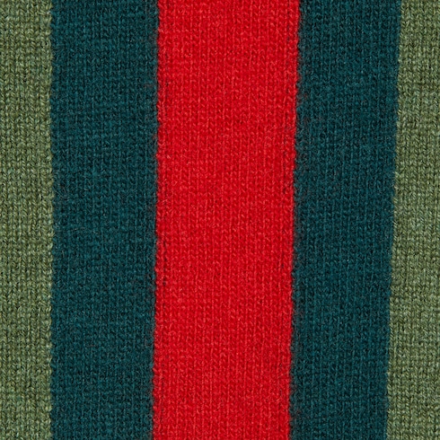 Knit cashmere sweater with ribbon 