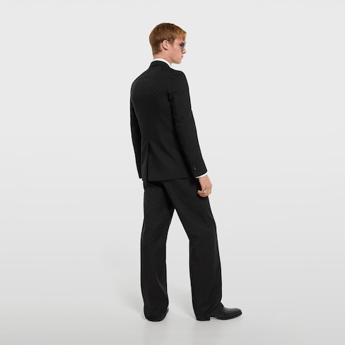 Pantaloni in tessuto di cotone GG