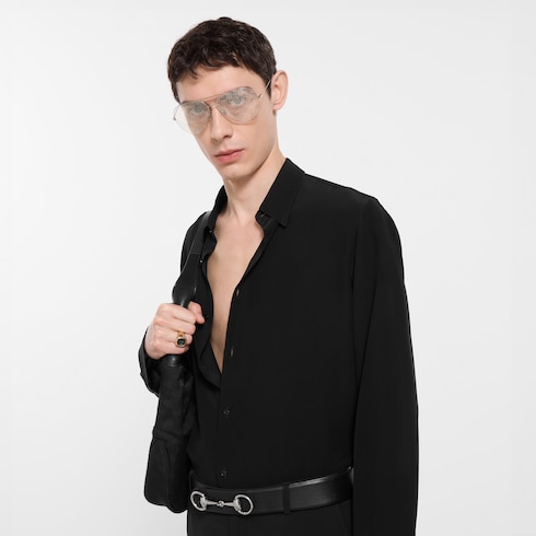 Chemise en crêpe de Chine en soie