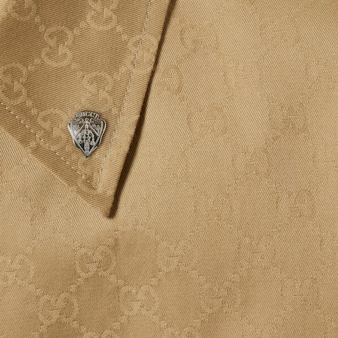 Mantel aus GG Baumwollgabardine