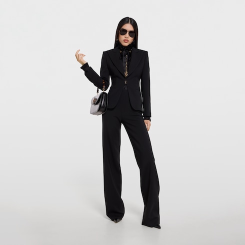 Technical stretch wool pants