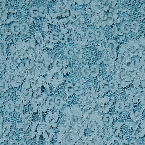 Rock aus Stretch-Spitze mit GG Blumen-Motiv