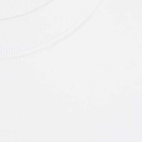 Sweat-shirt en jersey de coton avec broderie