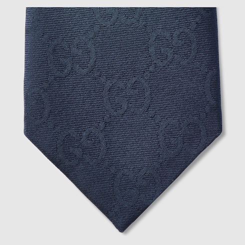 GG silk cotton tie