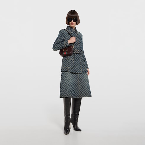 Bolso de hombro Gucci Horsebit 1955 pequeño