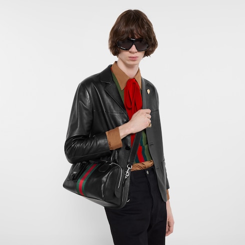 Web Trademark small duffle bag