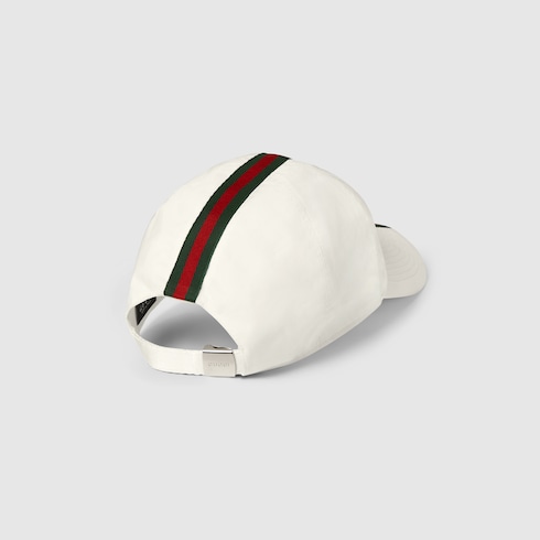 Cappellino da baseball in cotone con Web