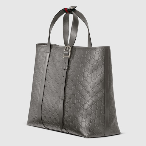 GG Emblem large tote bag