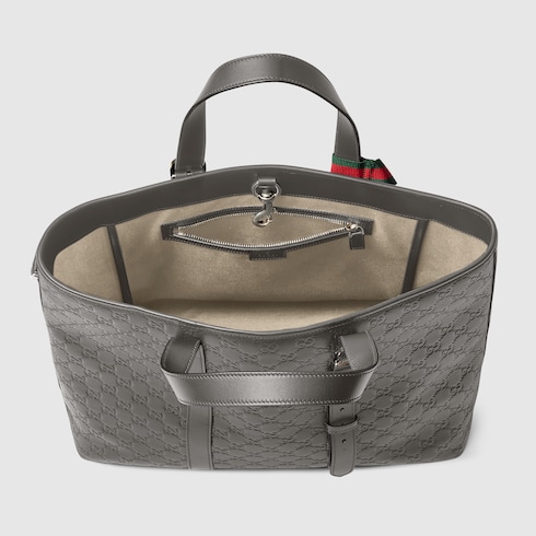 GG Emblem large tote bag