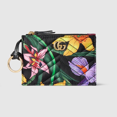 GG Marmont zip key pouch