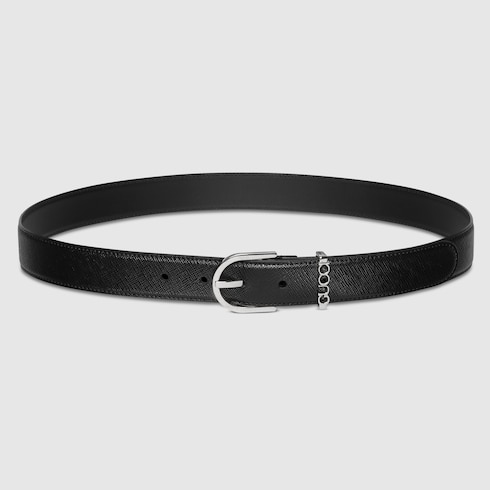 Belt with stirrup buckle
