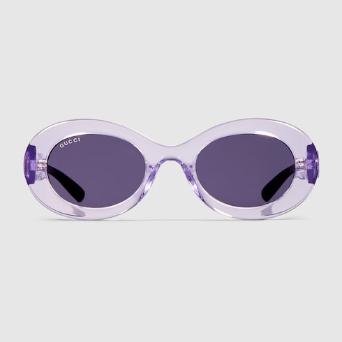 Oval frame sunglasses