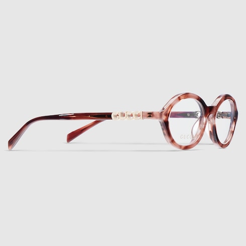 Oval optical frame