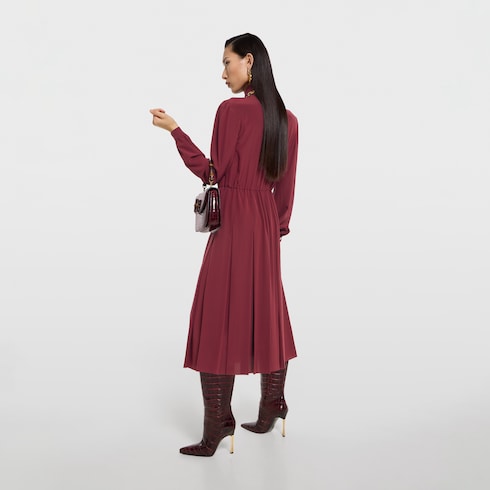 Silk crêpe de chine dress