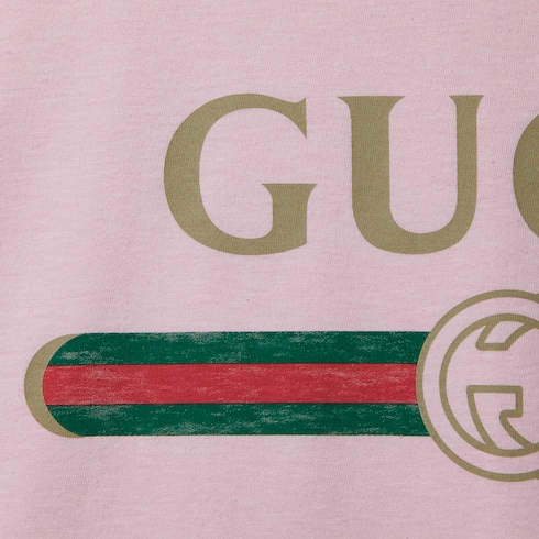 T-shirt in jersey di cotone e seta con stampa