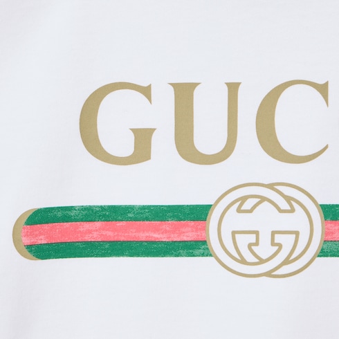 Camiseta de punto de algodón con estampado