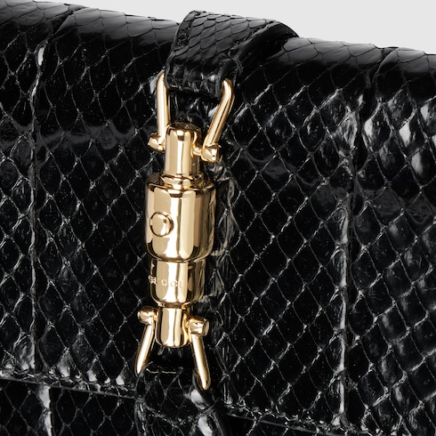 Gucci Jackie anaconda wallet on chain