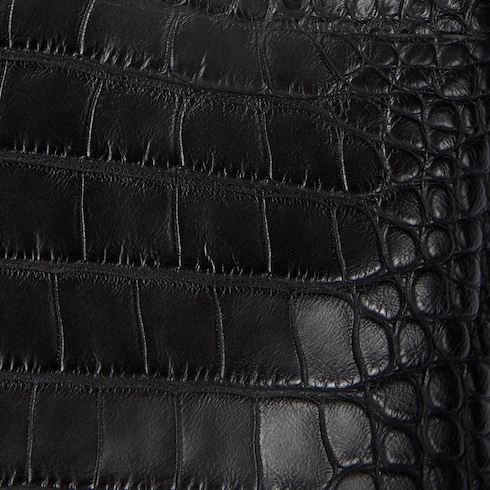 Crocodile leather jacket