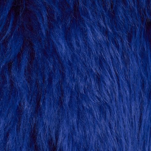 Long smooth shearling coat