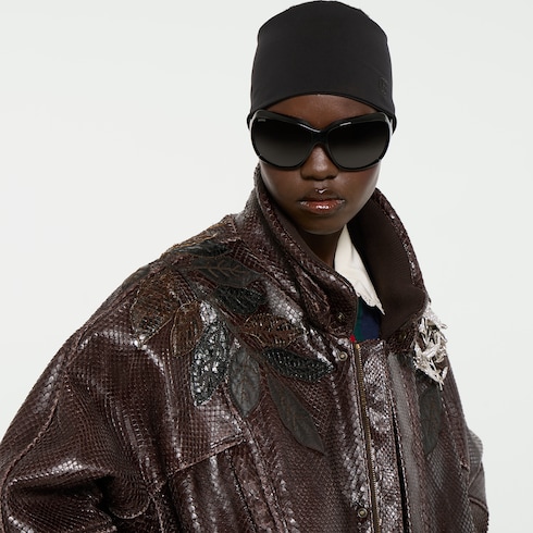 Blouson aviateur en cuir